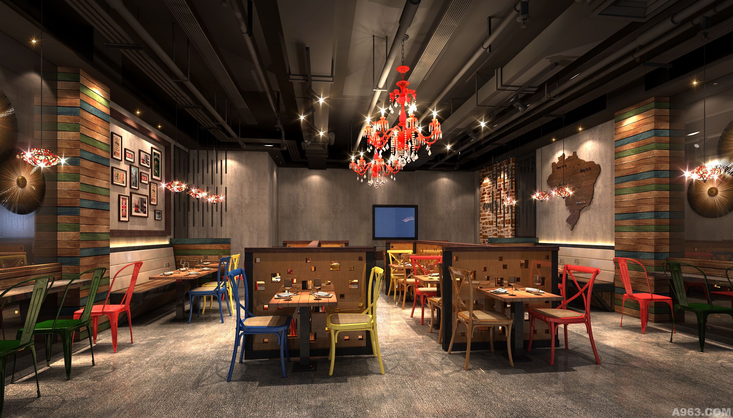 rockwell group设计长沙豪华精选酒店餐饮区设计方案+灯光设计方案